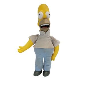 Vintage‎ The Simpsons Homer Simpson Talking Doll 2000 Playmates Toys Collectible